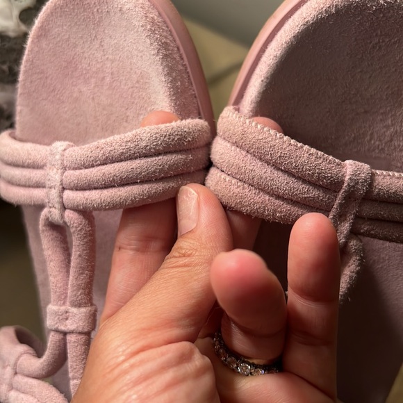 Clark pink Suede leather sandals - Picture 5 of 7